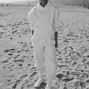 ARITZIA sweatfleece hoodie & pant set SMALL